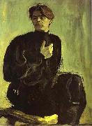 Valentin Serov Portrait of the Writer Maxim Gorky Sweden oil painting artist